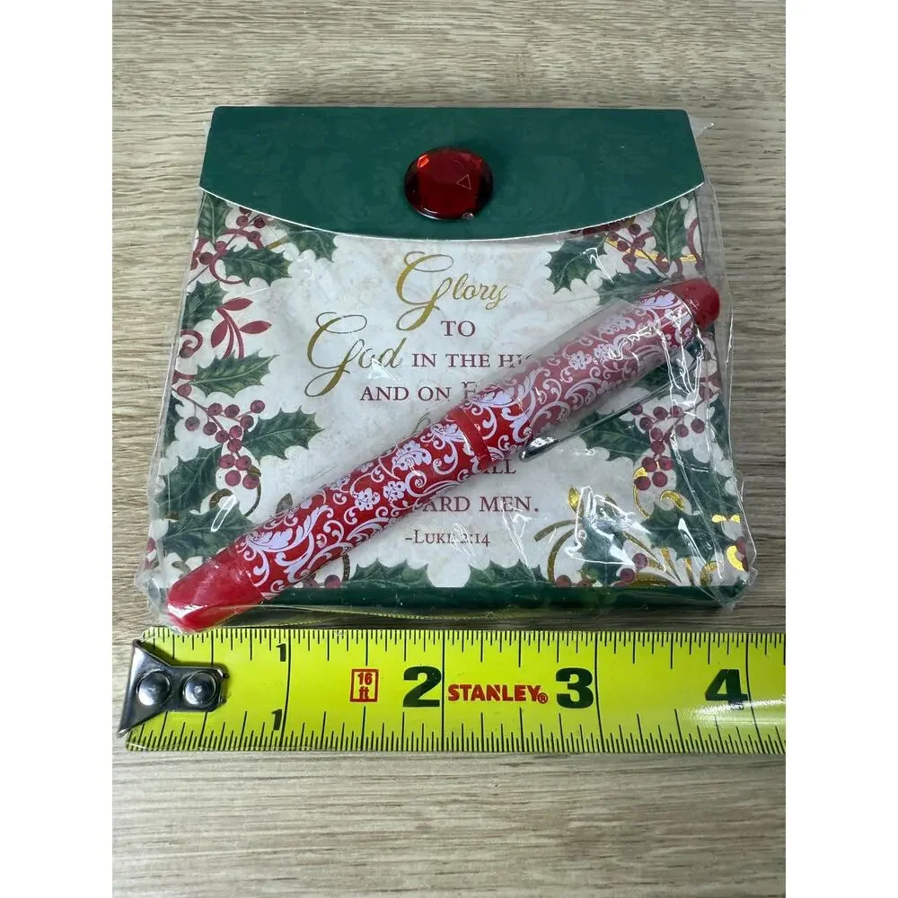 Hobby Lobby Christmas 2012 Notepad Pen Set